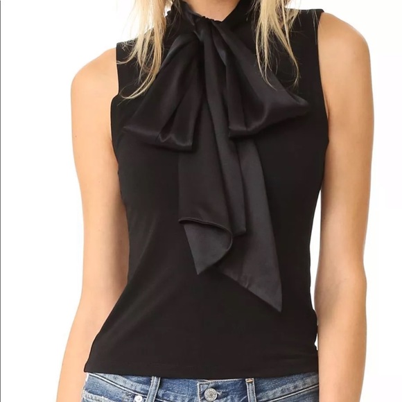 Alice + Olivia Tops - NWOT-Alice+Olivia Glynda high bow neck blouse